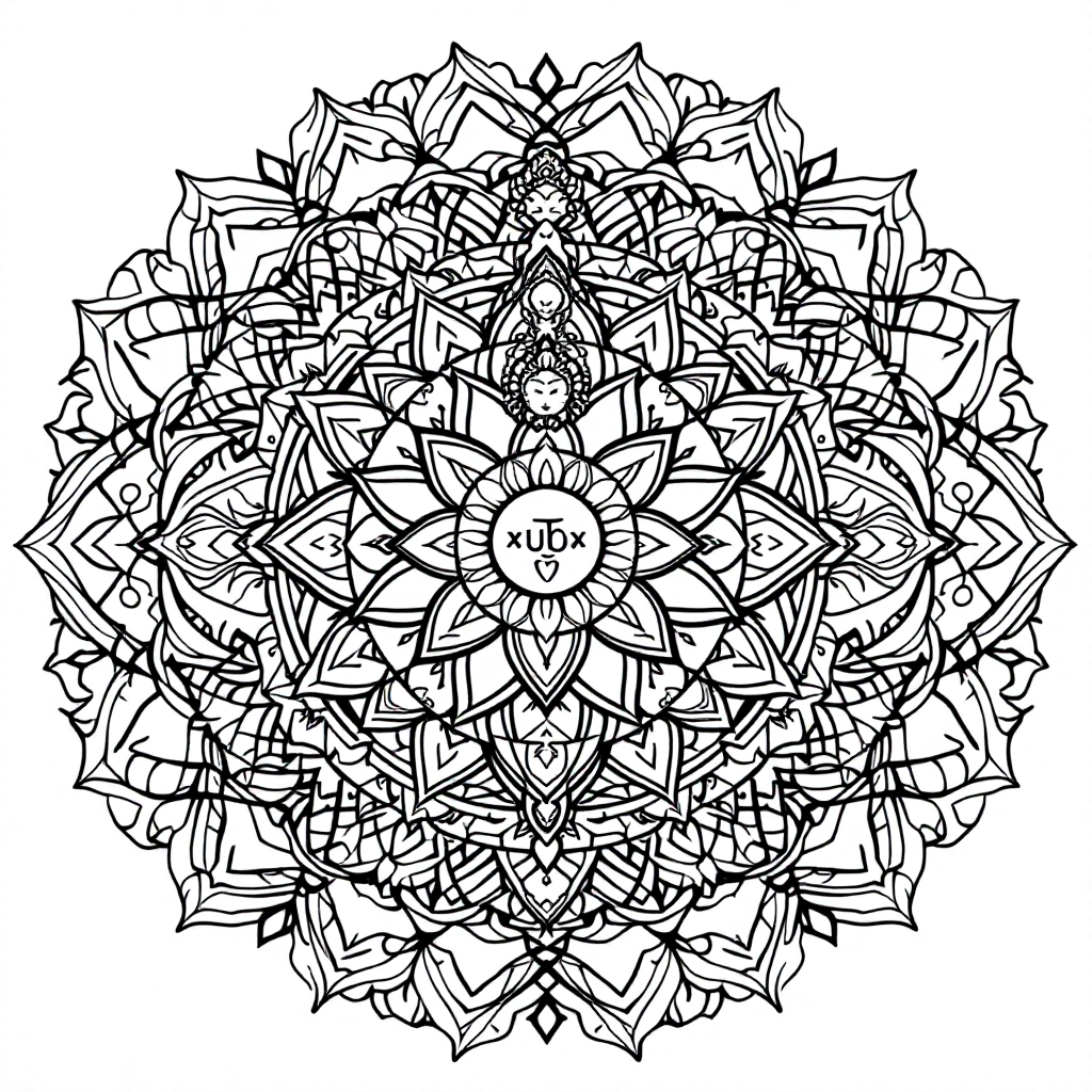 Mandala Coloring: Chakra Mandala
