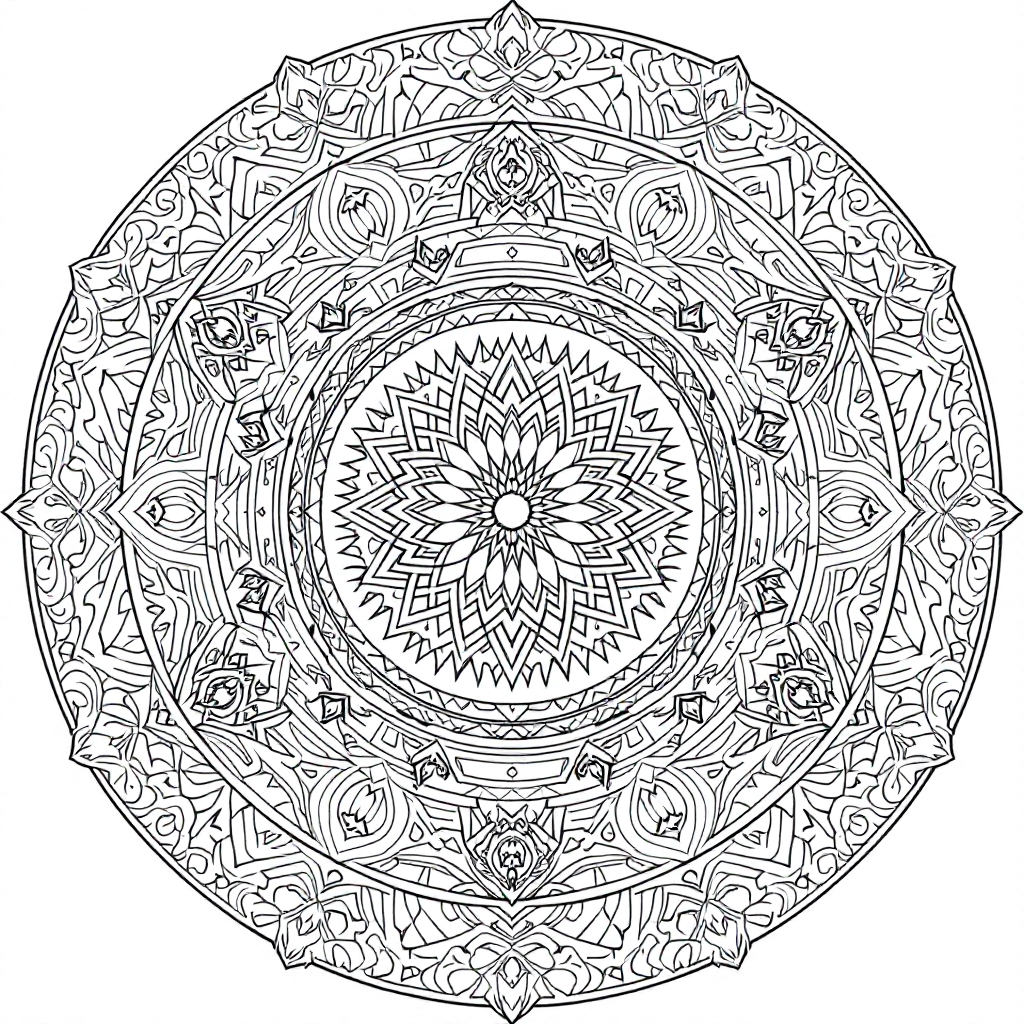 Tibetan Kalachakra Mandala