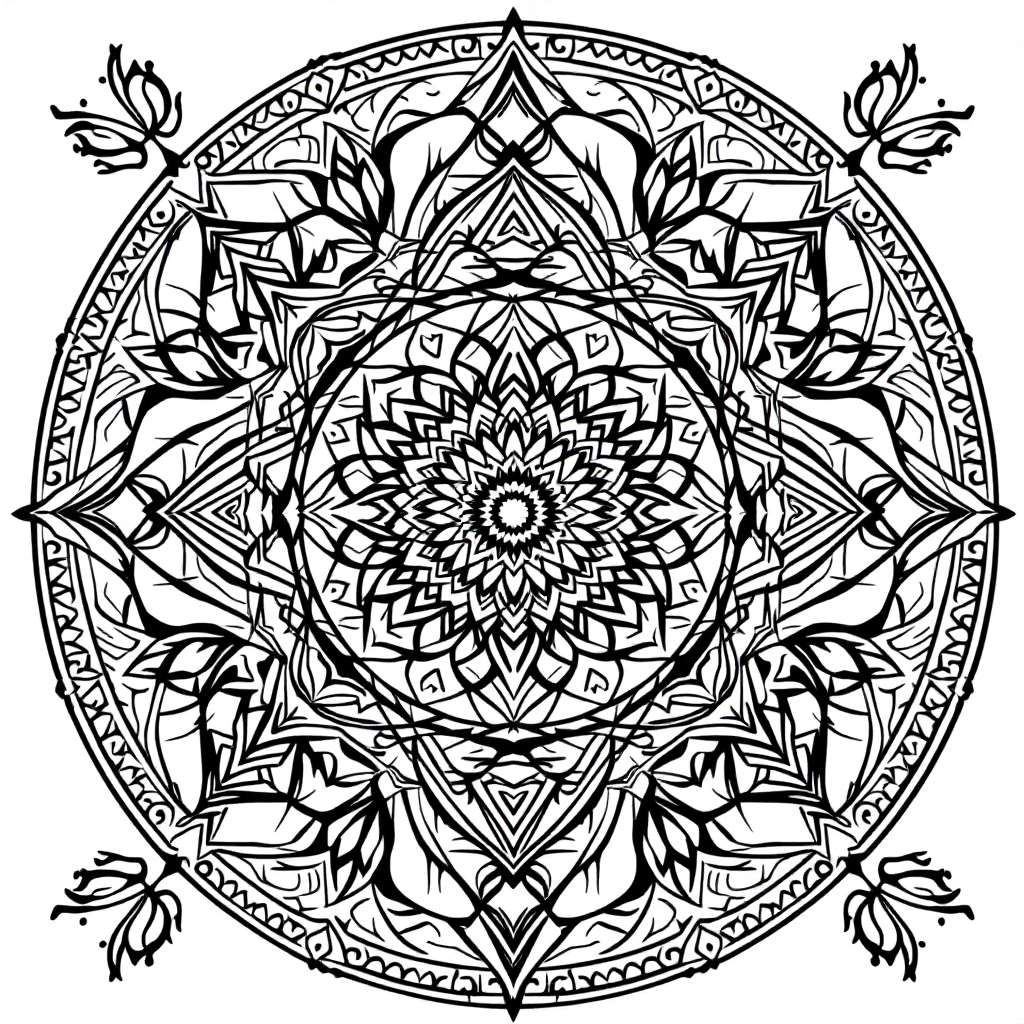 Yantra Coloring: Baglamukhi Yantra
