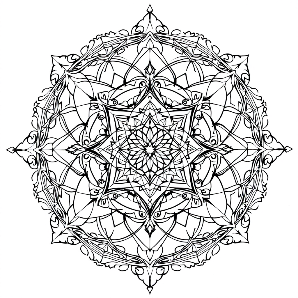 Yantra Coloring: Shukra Yantra (Venus)